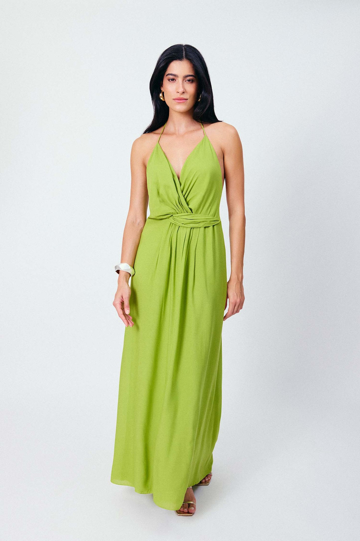 Vestido Longo Nó Gaia