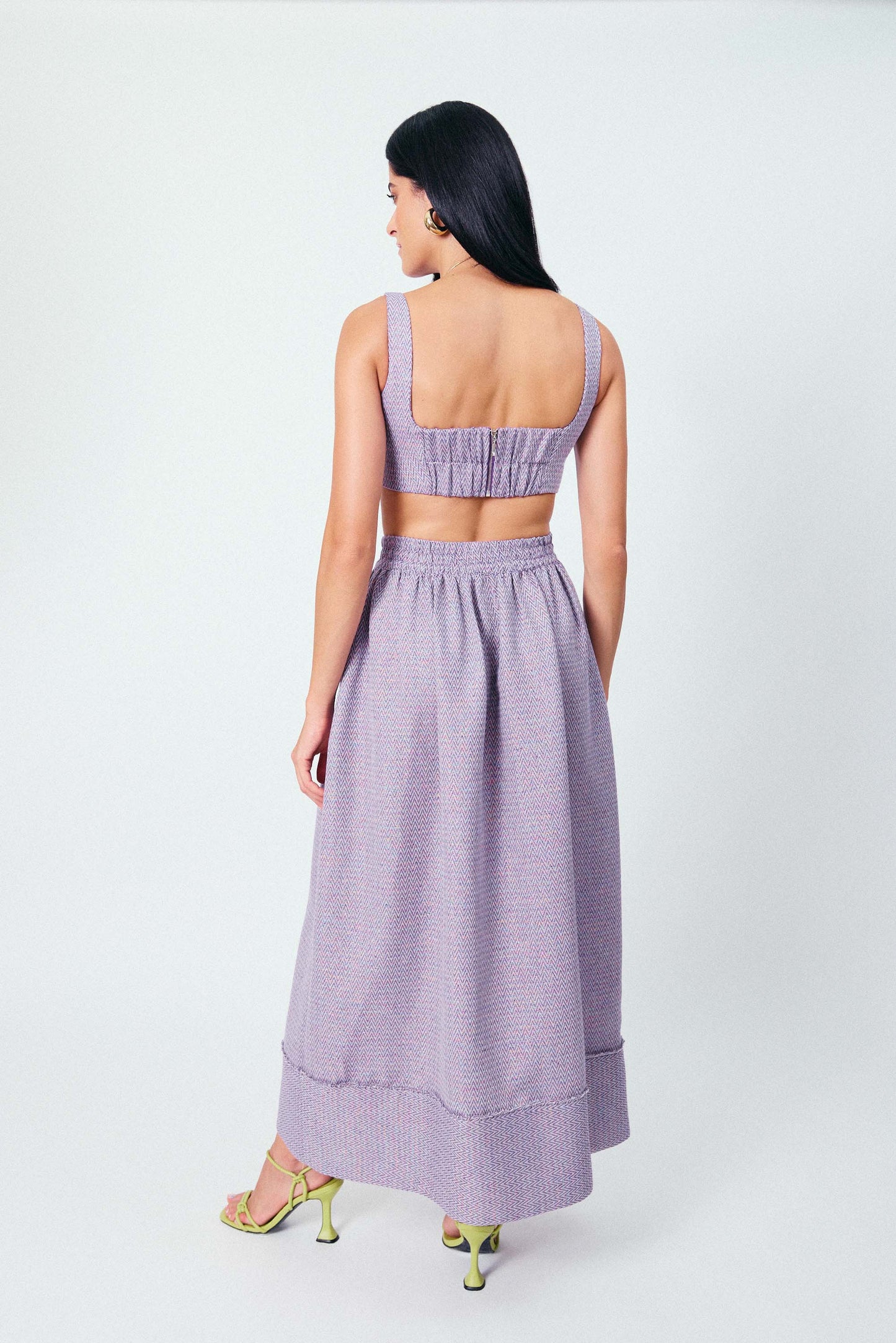 Top Cropped Alfaiataria Ametista