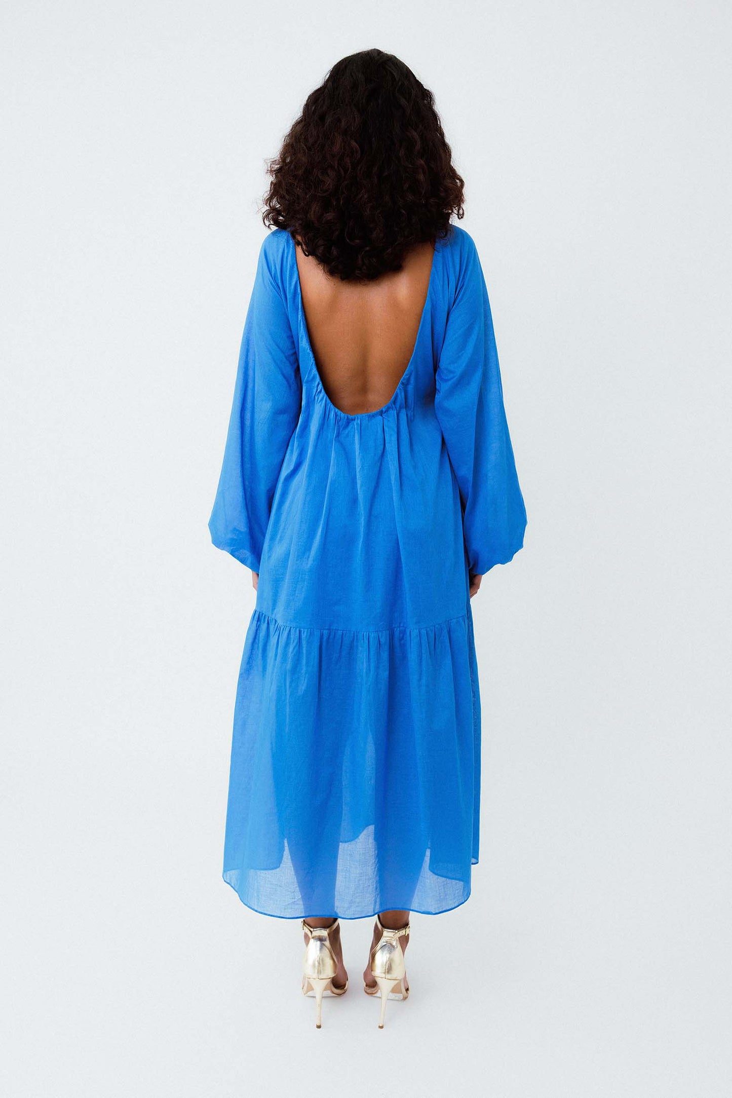 Vestido Midi Com Cordão Maré