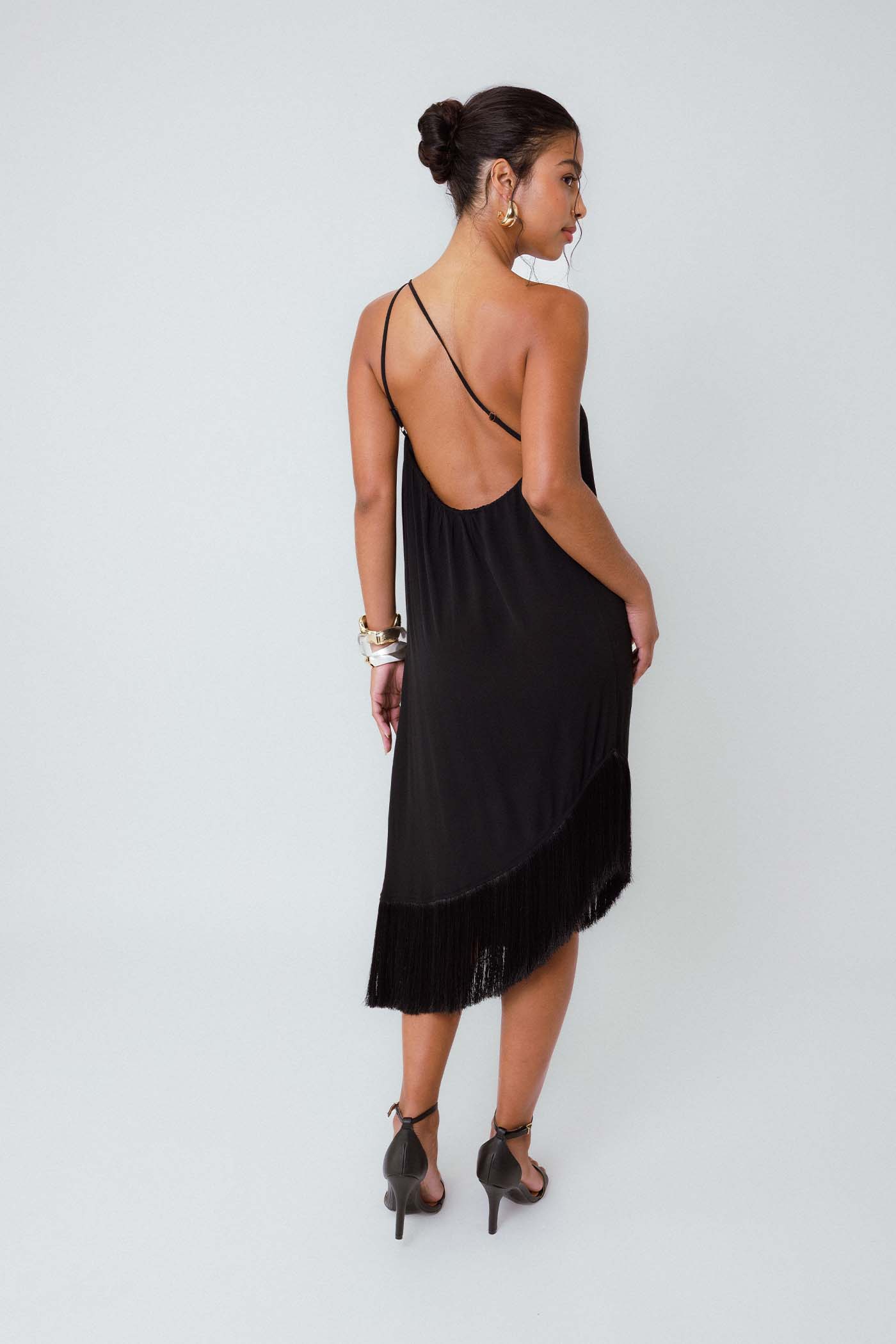 Vestido Midi Franjas Crepúsculo