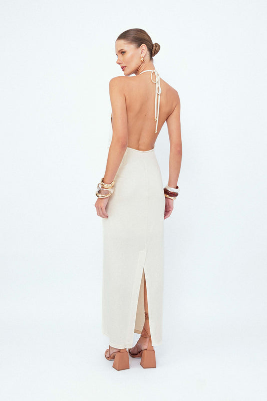 Vestido Midi Frente Única Praia Off