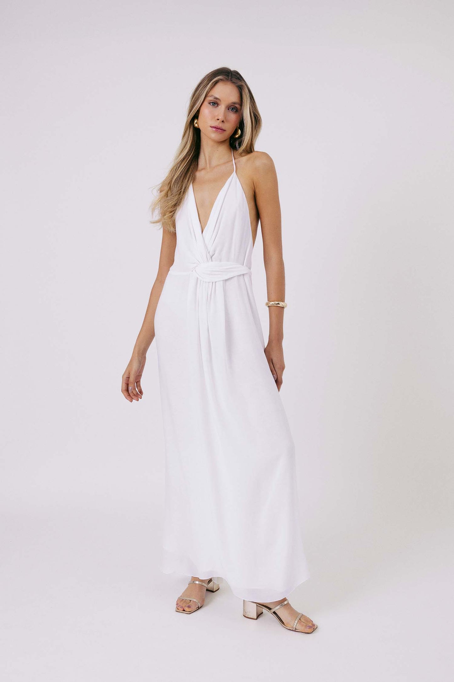 Vestido Longo Nó Gaia