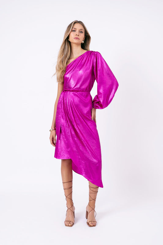 Vestido Midi Ombro Só Radiante