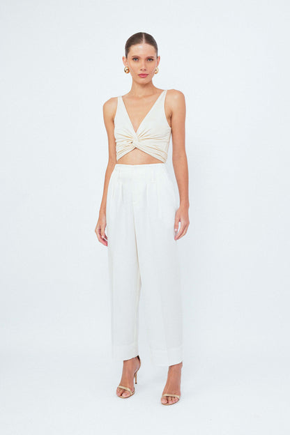 Calça Alfaiataria Elástico Nuvem