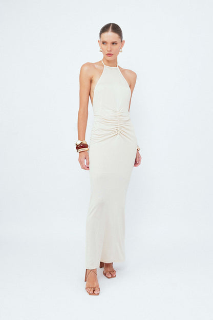 Vestido Midi Frente Única Praia Off