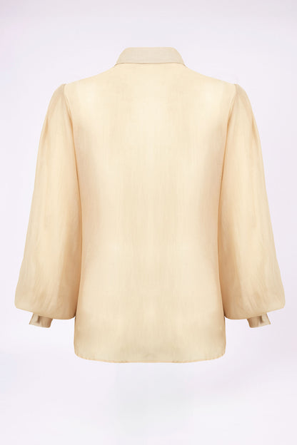 Camisa Manga Longa Brisa Bege