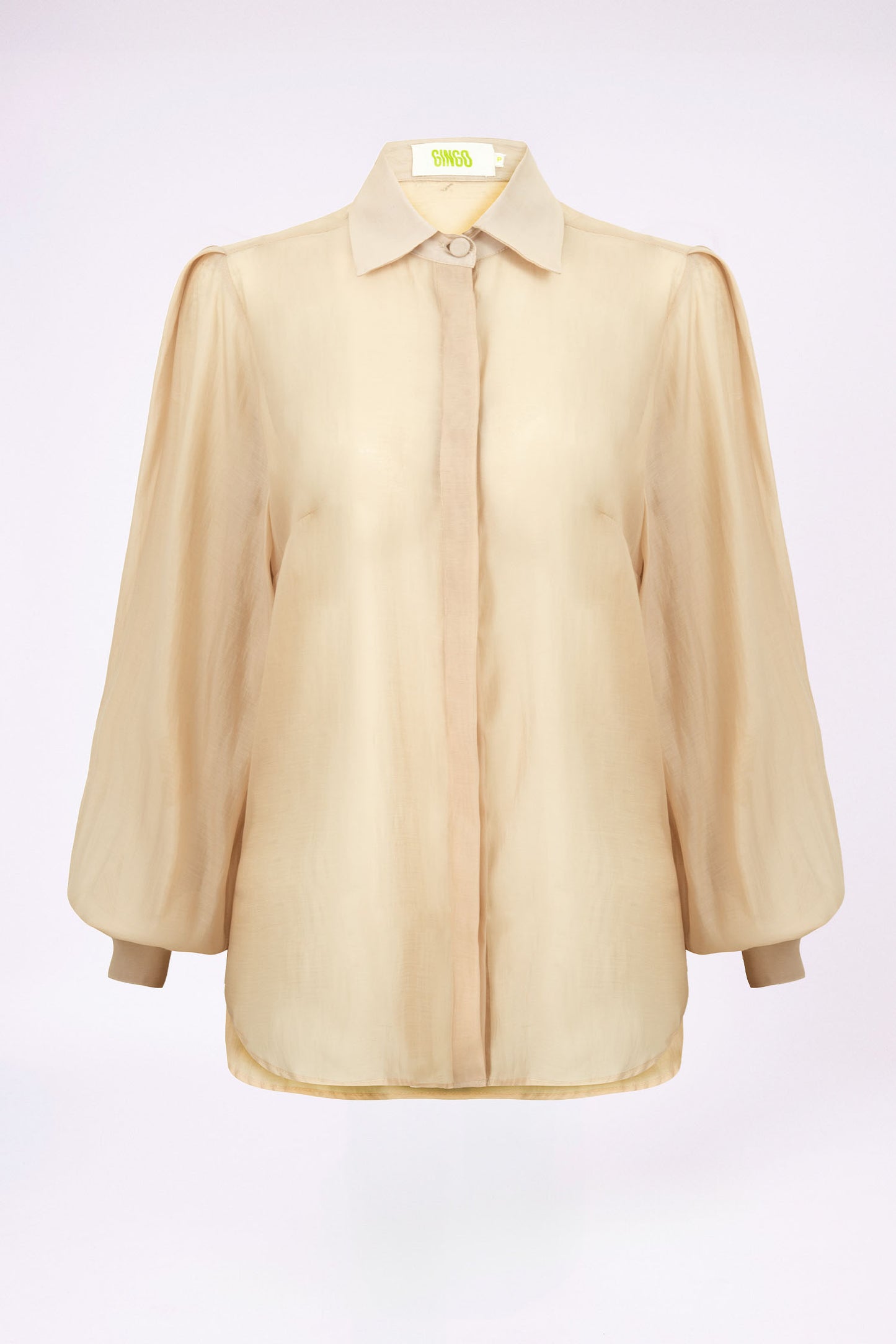 Camisa Manga Longa Brisa Bege