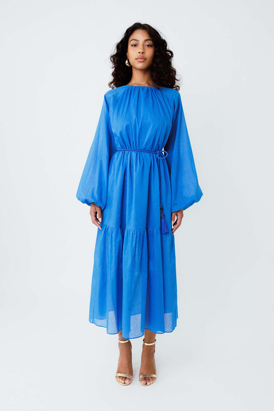Vestido Midi Com Cordão Maré
